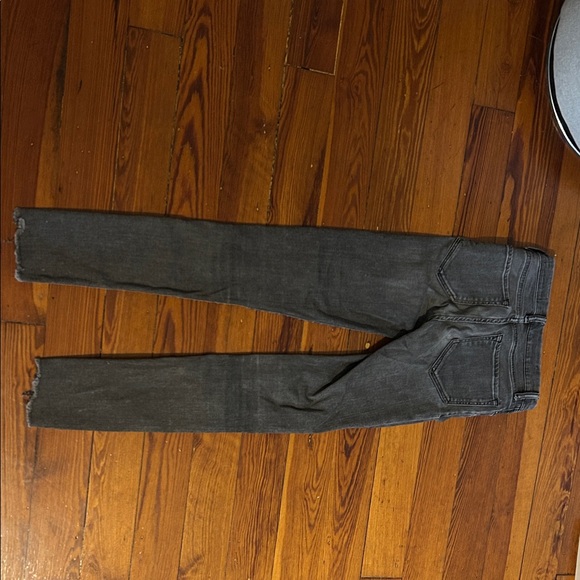 All Saints Dark Gray Low Waisted Skinny Jeans - Picture 3 of 4